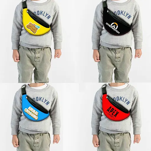 Сумка-бананка з друком фото, картинки, напису, логотипу,під замовлення оптом, сумка через плече (00204) - фото 4