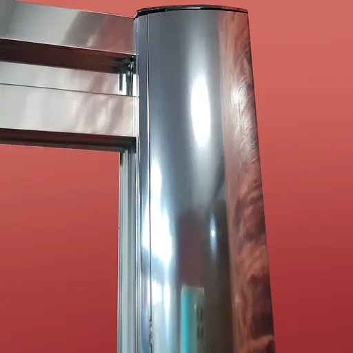 Бічна стінка для кабіни Koer SR SW05-90x200-TR-01 прозоре скло Easy Clean 6 мм, хром KR5407, прозоре, хром - фото 9