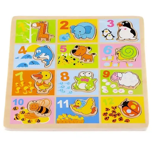 Игрушка для развития деревянный сортер вкладыш IE143