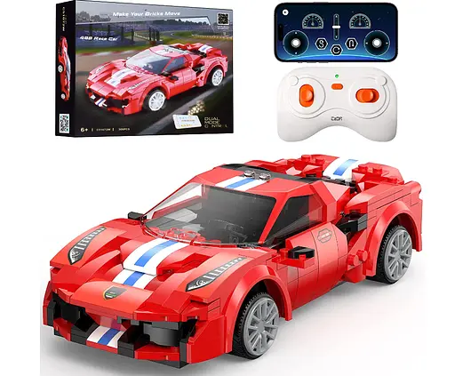 Конструктор машина на радиоуправлении CADA 488 RaceCar  гонка 306 деталей  - фото 2