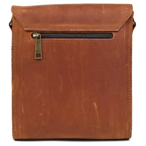 Чоловіча шкіряна сумка через плече TARWA 26х22х6 см sum0025774 - фото 6