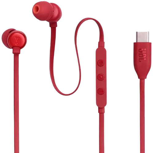Гарнітура JBL TUNE 310C USB-C Red (JBLT310CRED)