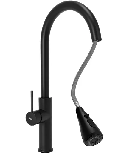 Смеситель для кухни Rea Nest black mat REA-B2057 Черный матовый - фото 2