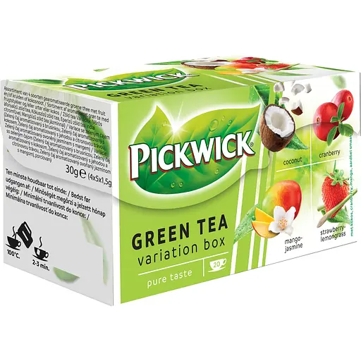 Чай зелений Pickwick Асорті зі шматочками фруктів та ягід 30 г (20 шт. х 1.5 г) - фото 2