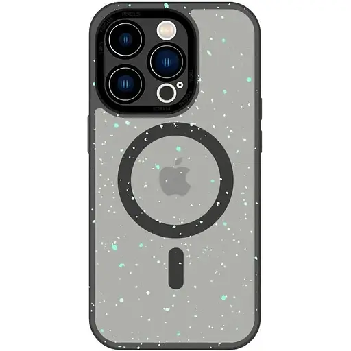 Чехол-накладка DK для Apple iPhone 12 Pro Max MagSafe Composite Matte Splash (black) - фото 2