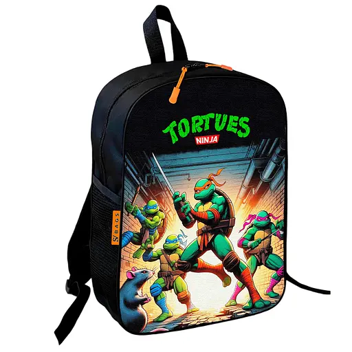 Шкільний рюкзак дитячий Черепашки-ніндзя + Сумка для взуття спортивної форми рюкзак-мішок для хлопчика (01781) - фото 5