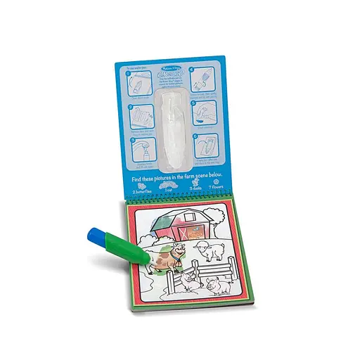 Водна розмальовка з ручкою Melissa & Doug Water WOW Тварини (SM93200/6074878) - фото 2
