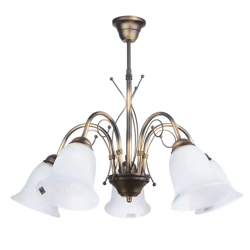 Люстра подвесная Brille флористика E27 60W BR (BKL-470S/5) - фото 3