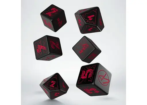 Набор кубиков Cyberpunk Red Essential Dice Set , 6 шт. (SCPE01) - фото 2