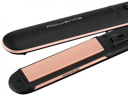 Выпрямитель Rowenta Express Shine Papaya, >240 Вт, 8 температурных режимов, 140–210 °C, дисплей, керамика, черный - фото 2
