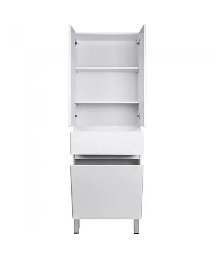 Пенал Мойдодир Палермо П-66-к білий підлоговий подвійний, Білий - фото 6