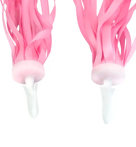 Ленты в руль детского велосипеда / самоката атласные однотонные розовый (G00019651) - фото 3