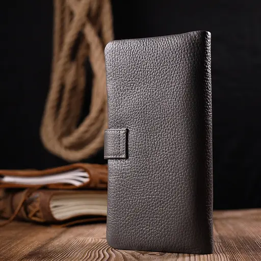 Женское кожаное портмоне KARYA 9.5х18.5х2 см acs0024049 - фото 9