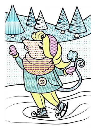 Водні розмальовки. Кабанчик у зимовій казці 9789669479822 - фото 5