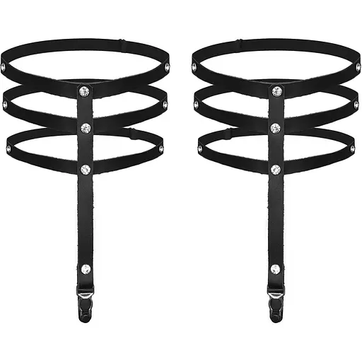 Гартеры со стразами Art of Sex - Floy - фото 3