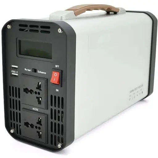 Инвертор напряжения Voltronic AEV5500W, 12/220V с аппроксимированной синусоидой, 2 универсальные розетки, 2xUSB (DC:5V/2.4A), клеммные провода, BOX