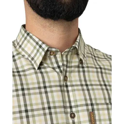 Рубашкa Harkila Milford shirt XL Beech green check - фото 5