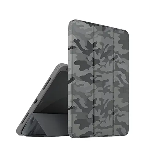 Чохол-книжка Blueo Ape Case with Leather Sheath Camo для Apple iPad Pro 12.9` (2020-2021) Grey [73478] - фото 1