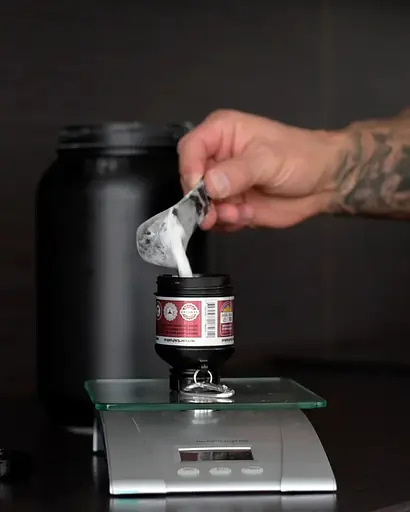 Контейнер для спортивного харчування Smart Shake Whey2Go 110 мл, Black - фото 4