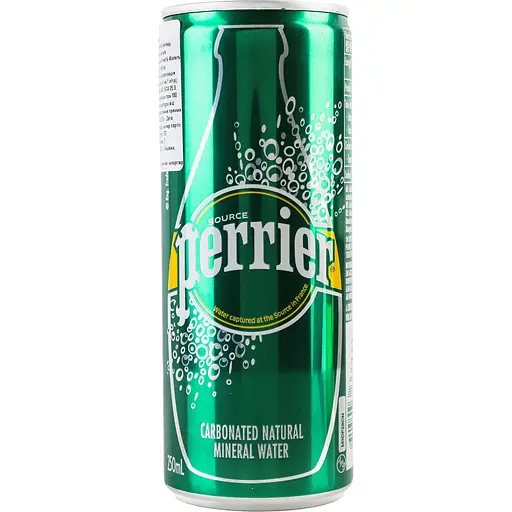 Вода Perrier слабомінералізована газована 250 мл (953735)
