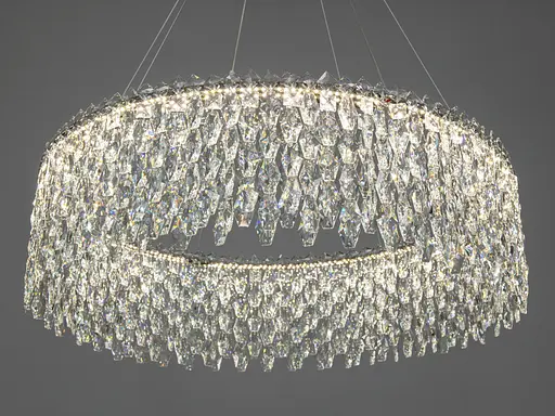 Світлодіодна люстра Romin Diasha золото 83 Вт до 15 м² - фото 2