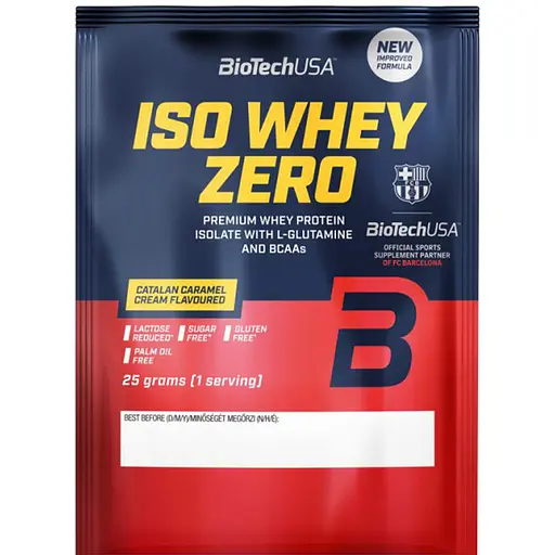 Протеин BiotechUSA IsoWhey Zero Lactose Free Сatalan caramel cream 25 г