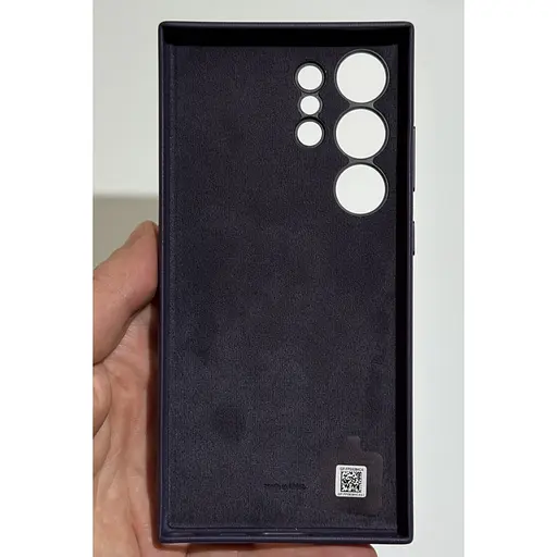 Оригінальний шкіряний чохол Vegan Leather Case для Samsung Galaxy S24 Ultra (6.8") Dark Violet GP-FPS928HCAVW - фото 7