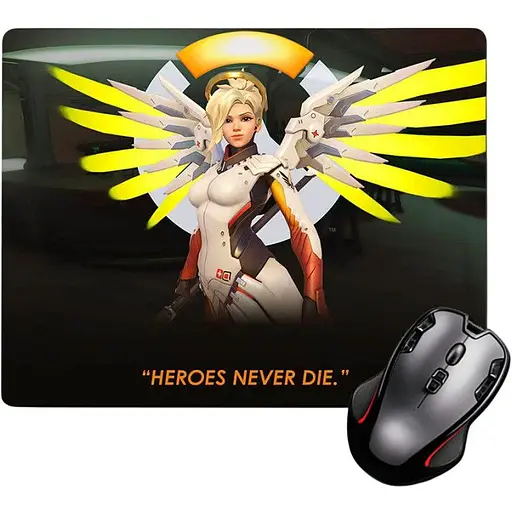 Игровая поверхность Nextprint Ангел Овервотч Mercy Overwatch 220 х 180 мм (2542)