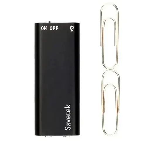 Мини диктофон Savetek 200 GS-R01s 32 Гб памяти активация записи голосом VOR до 384 часов записи - фото 2