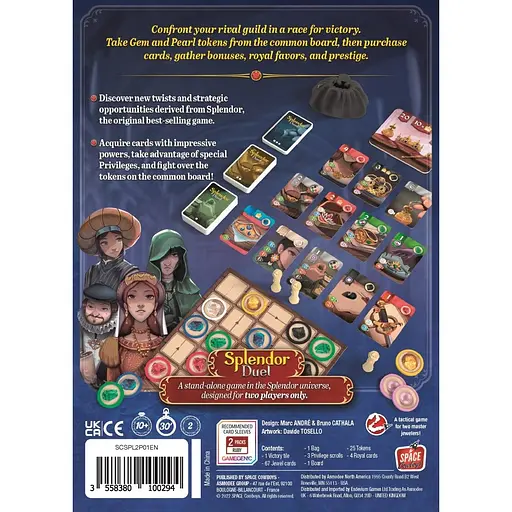 Настільна гра Asmodee Розкіш Дуель Splendor Duel - фото 4