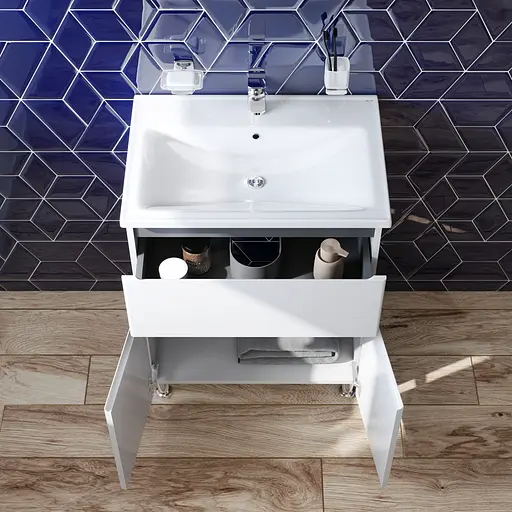 Тумба напольная AM.PM X-Joy 65 см с умывальником (M85-FSX0653-WC0653WG38) - фото 3