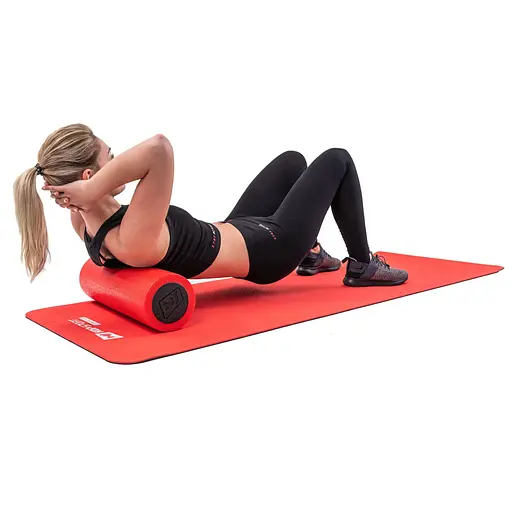 Массажный ролик (валик, роллер) Hop-Sport EPE 45см красный - фото 4