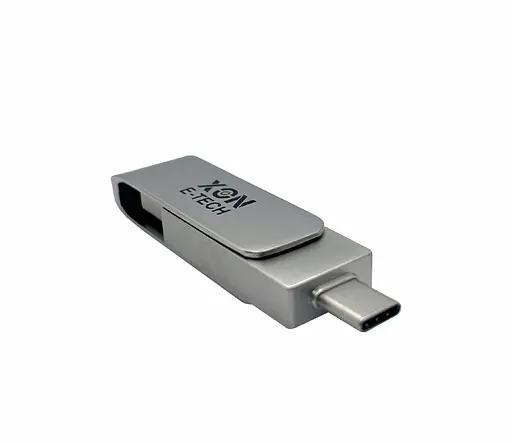 Флеш-накопитель XON FlashDrive DuoConnect 128GB (USB 3.0 + USB Type-C) Серый (FX3DR128MS 7621) - фото 5