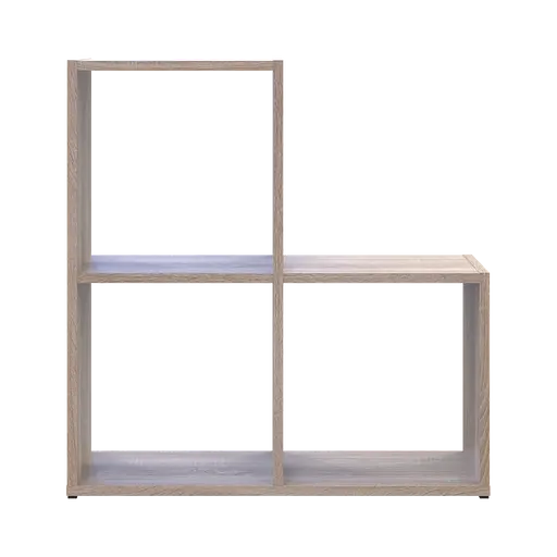 Стеллаж Doros Степь 2х2 Дуб сонома открытый 69х28.8х71.4 (41516155) - фото 5