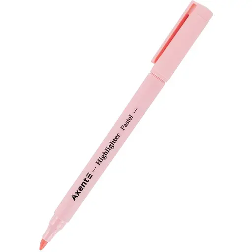 Набор маркеров Axent Highlighter Pastel 2533-A клиновидный 2-4 мм 12 шт. розовый (2533-10-A)