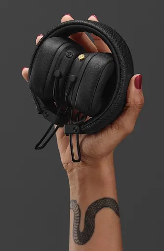 Навушники з мікрофоном Marshall Major V Black (1006832) - фото 5