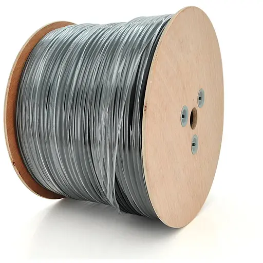 Кабель КНП UTP (25*2*0.5) 25p 24 AWG, Merlion, (CCA), изоляция ПЭ, для р. работ, 500м, Black