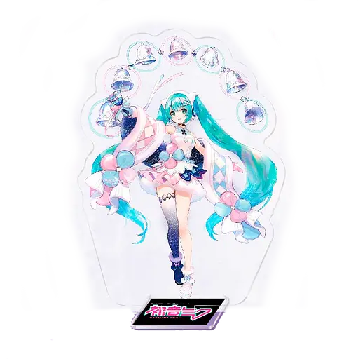 Акрилова фігурка Хацуне Міку дзвіночок Hatsune Miku 10 см