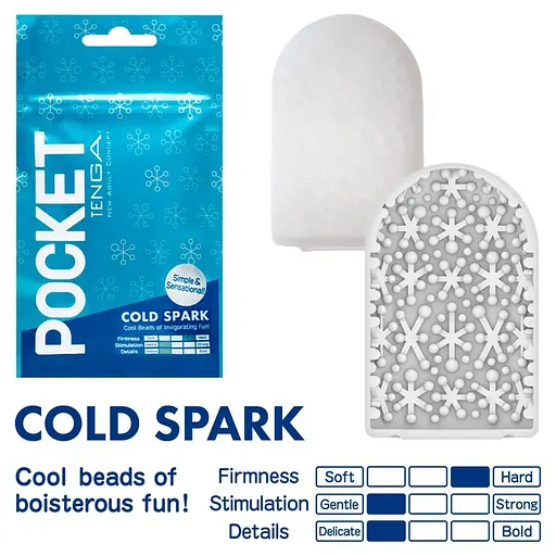 Мастурбатор Tenga Pocket Cold Spark (SO8066) (96203) - фото 2
