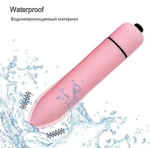 10-швидкісний мініфаловітатор, вібратор, стимулятор клітора, анальний фалоїмітатор, інтимні іграшки - фото 4