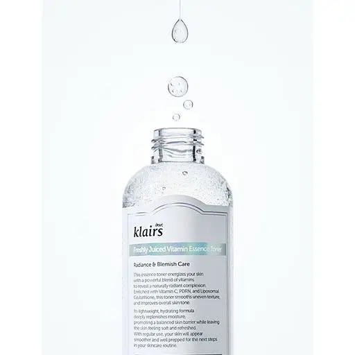 Тонер-эссенция с витамином C Dear Klairs Freshly Juiced Vitamin Essence Toner 180 мл - фото 3
