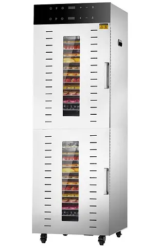 Дегідратор сушарка комерційний Food Dehydrator SS - 32H для овочів фруктів м'яса грибів 32 лотки 3000Вт - фото 2