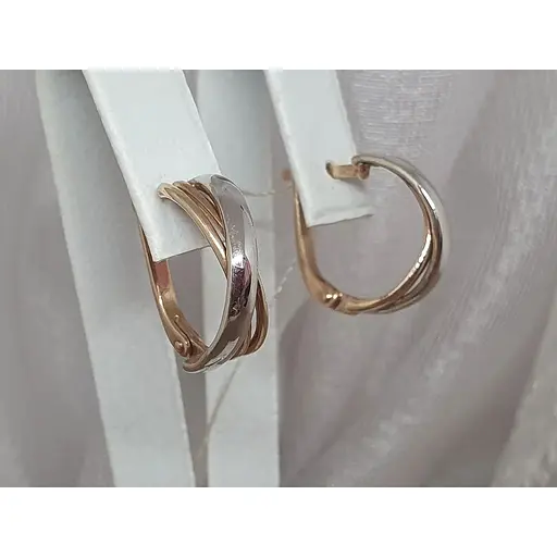 Золотые серьги Империя золота. СБ316КИ - фото 3