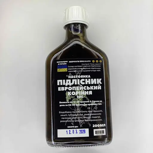 Настойка на корне подлесник европейский 200 мл - фото 1