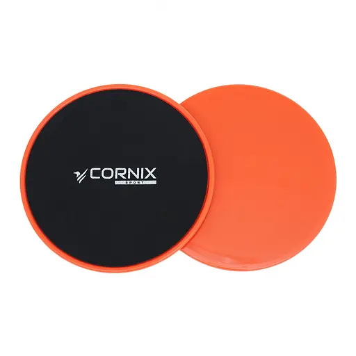 Диски-слайдери Cornix Sliding Disc для ковзання (глайдингу) 2 шт XR-0180 Orange - фото 1