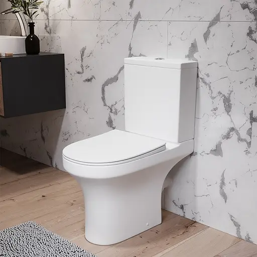 Унитаз-компакт FlashClean Am.Pm Tender с сиденьем микролифт белый C45A8800SC, Белый - фото 2