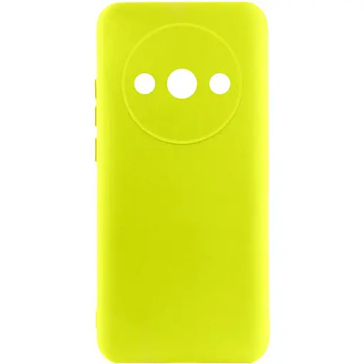 Чехол Getman TPU Liquid Silk Full Camera для Xiaomi Redmi A3 Желтый/Flash