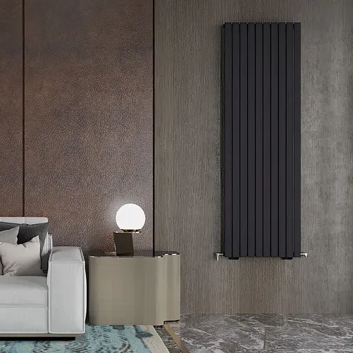 Радіатор дизайнерський Ideale Jolanda 11 10/1800/590 чорний, Чорний - фото 3