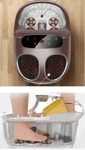 Массажер для ног Benbo ZY-9058 гидромассажная ванночка для педикюра (для 2-х человек) - фото 9