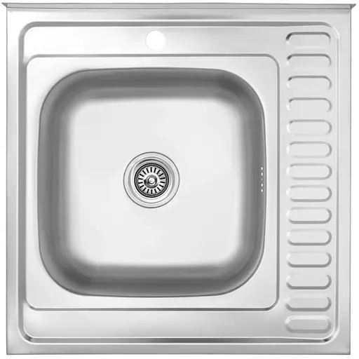 Кухонная мойка Kroner KRP Dekor - 6060L (0,6 мм) (CV022812) - фото 1